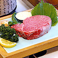 料理メニュー写真&nbsp;【飛騨牛特選ヒレステーキ】雪(一人前 150g)