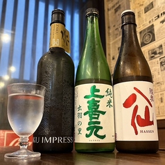 日本酒は常に10種類以上！