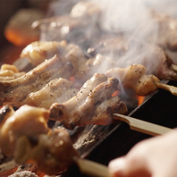 自慢の炭火焼きを是非ご堪能あれ...