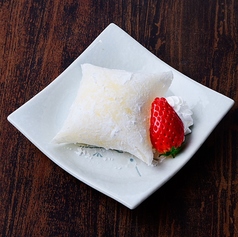 季節のフルーツとバニラの大福