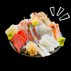 ４.トッピング（刺身各2切）