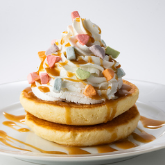 カラフルマシュマロパンケーキ