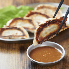 焼き餃子　自家製生姜ダレ