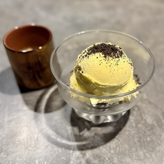 普通のエスプレッソアフォガード