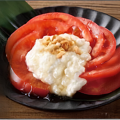 トマトクリームチーズ白和え