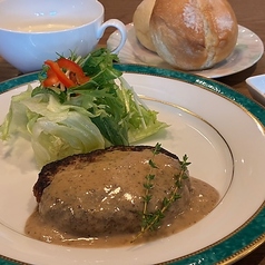 近江牛ハンバーグ(スープ・パン付)