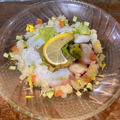 蛸のカルパッチョ