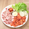 料理メニュー写真&nbsp;チーズダッカルビ&サンギョッサムコース