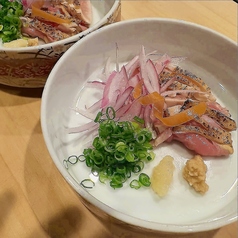 黒さつま鶏刺しの写真