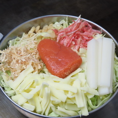 人気No.1 明太もちチーズもんじゃ