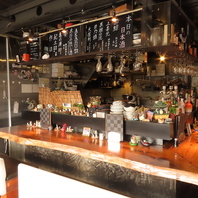 おひとり様でも気軽に立ち寄れ心地よい時間を過ごせます