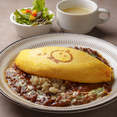 オムライス（ミニサラダ＆スープ付き）