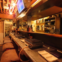 常連様に人気のカウンター席