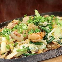 白もつ自家製にんにく味噌炒め