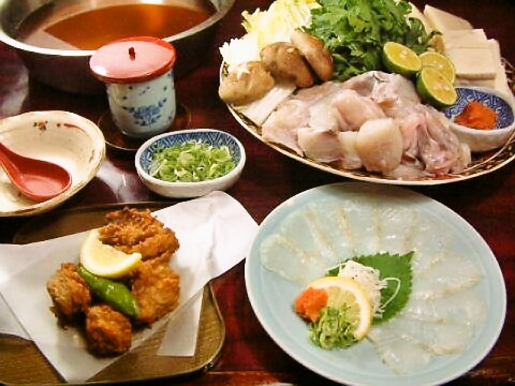 【飲放付】ふぐ鍋コース5000円！他にも、寄せ鍋・魚ちり鍋・海鮮チゲ鍋・クエ鍋・・・できます♪