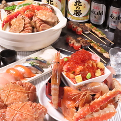 ジンギスカンと海鮮の優勝 炎の焼き鳥すすきの本店のコース写真