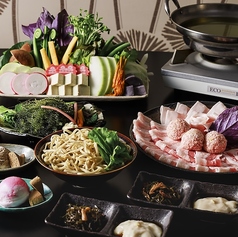 沖縄アグーしゃぶしゃぶ 光久本家のコース写真