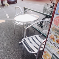 テラス席では、ペットとご飲食が可能です！