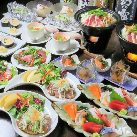 北海道の旬の食材を使ったおふくろの味、創作和食まで色々なメニューを楽しめる店