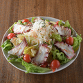 料理メニュー写真&nbsp;たこカルパッチョ風サラダ、サーモンカルパッチョ風サラダ