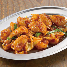 旨辛鳥ホルモン炒め