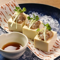 カニ味噌やっこ~カニ魚醤たれで~