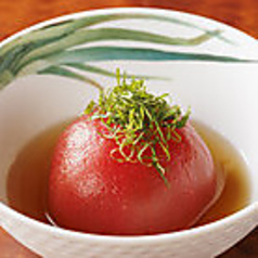 ●　あご出汁冷やしトマト