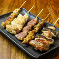 料理メニュー写真&nbsp;串焼きの盛り合わせ 5本