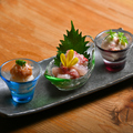 料理メニュー写真&nbsp;夏の三種盛り