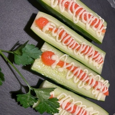 明太マヨきゅう/塩浸しの枝豆