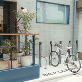 自転車置場もございます。ちょっとしたカフェタイムにもご利用ください。