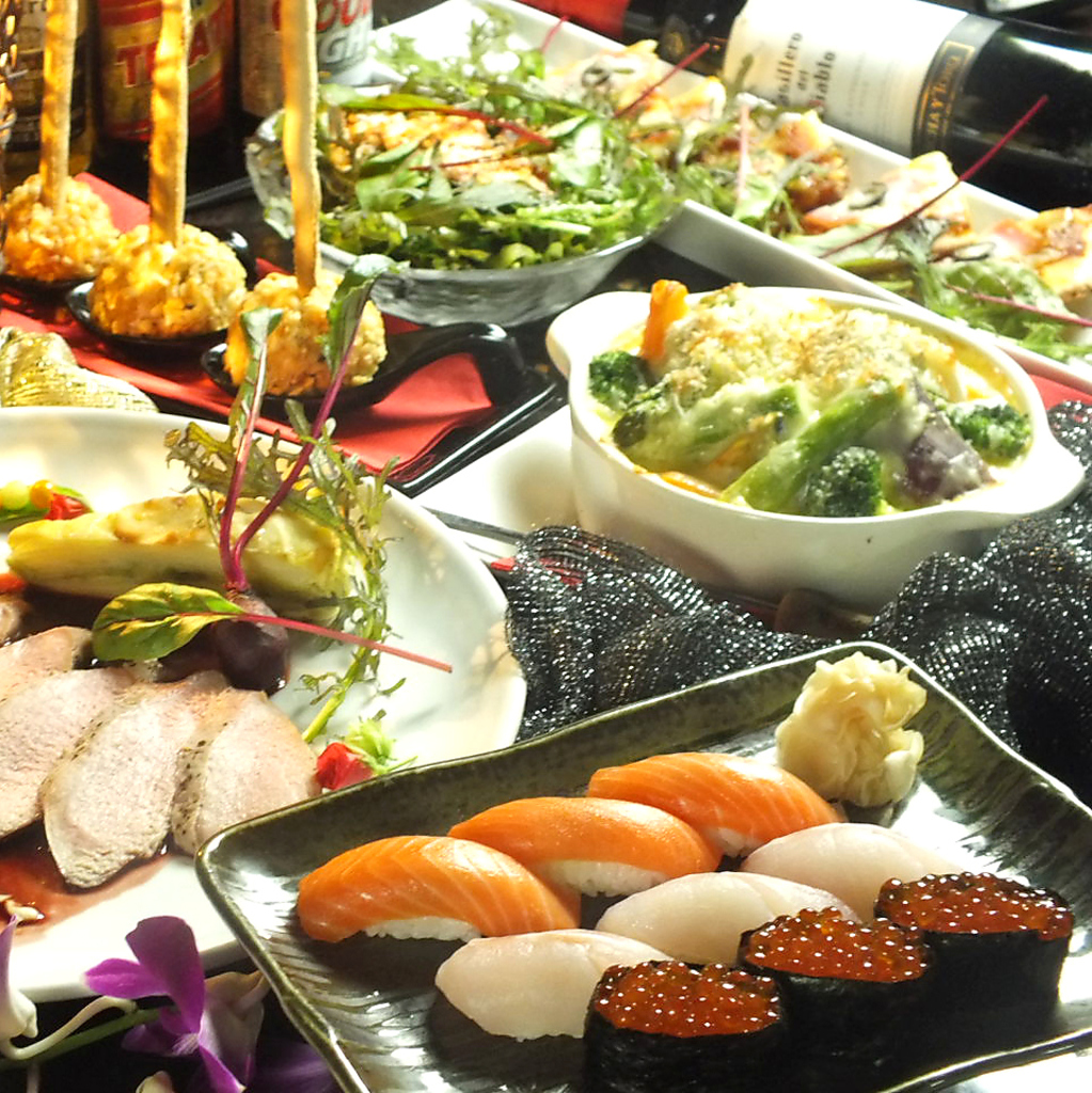 当日ＯＫ！イタリアンコースはパスタやザンギでボリューム満点　3500円→3000円飲み放題120分付き