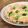 ブロッコリーと明太マヨのピザ