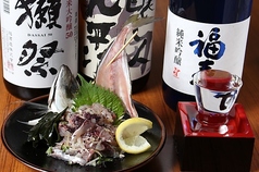 創業者の魚へのこだわり 季節折々の厳選日本酒