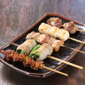 料理メニュー写真&nbsp;おまかせ焼鳥5種盛り