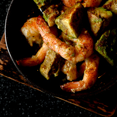 ガーリックシュリンプとアボカドのオーブン焼き