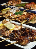 豊富な串焼きメニュー