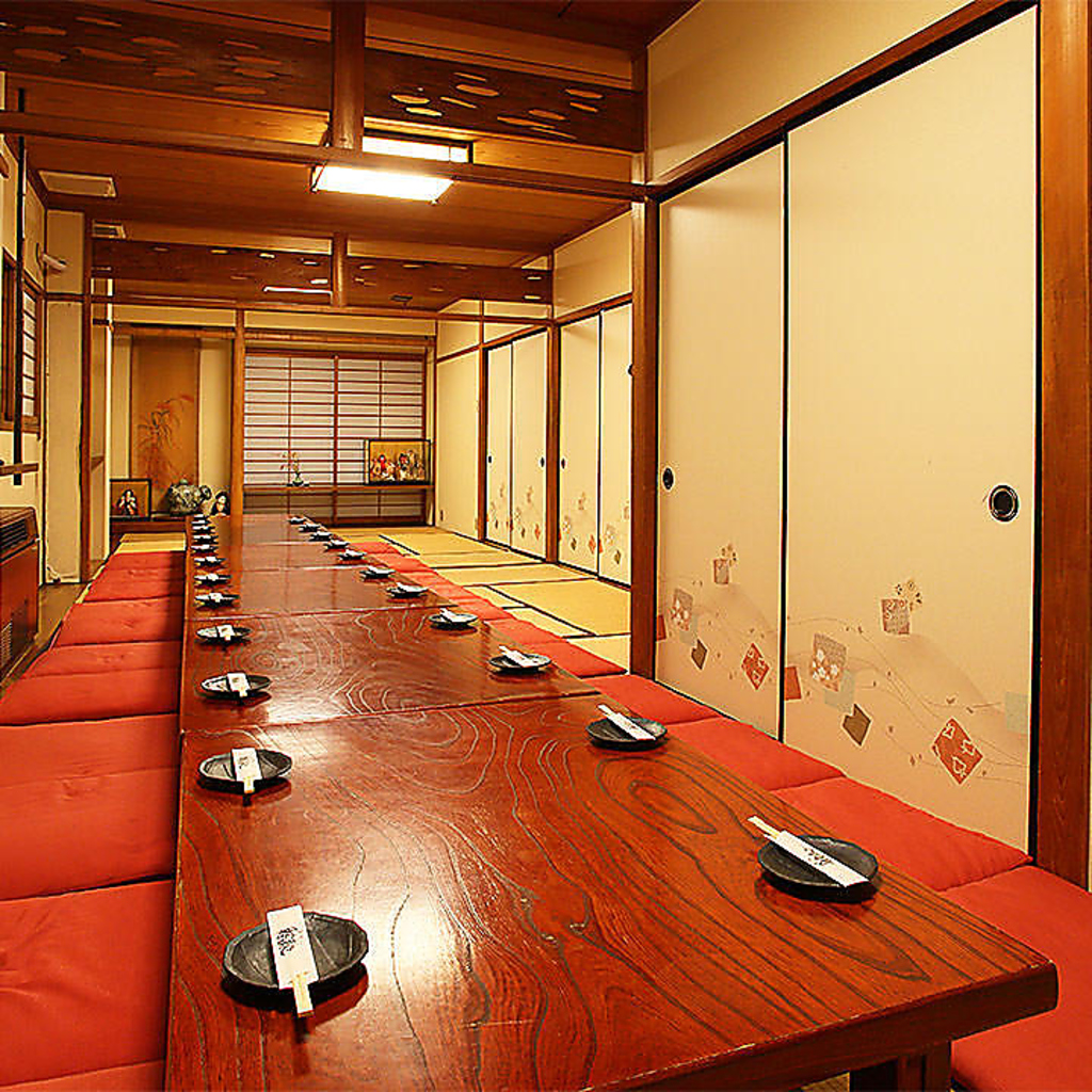 最大40名の宴会可能です！個室でゆっくり極上魚料理に舌鼓をどうぞ。