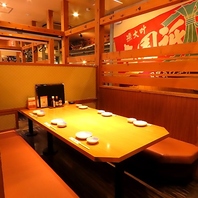 【個室完備の居酒屋】飲み放題付きコースも各種ご用意！