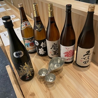 定期的に変わるオススメの日本酒メニューもご用意。