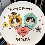 東京基地名物のイラストプレート♪期間限定、無料サービスのお得なコースも！