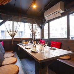 4～8名様のテラス席