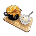 料理メニュー写真&nbsp;ふわふわスフレ風オムレツトリュフクリーム