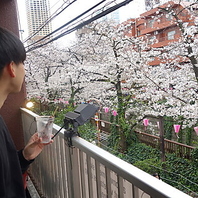 目黒川沿い絶好ロケーション◎【お花見シーズン】に♪