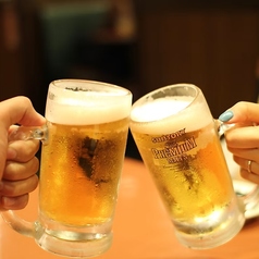 ビールも飲み放題に含まれます！