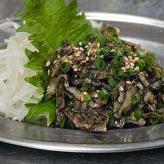 鶏皮黒ポン酢
