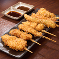 料理メニュー写真&nbsp;串かつ盛り合わせ 7本