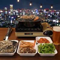 海鮮＆肉メニューも充実！