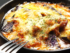 茄子のチーズ焼き【Baked eggplant with cheese】