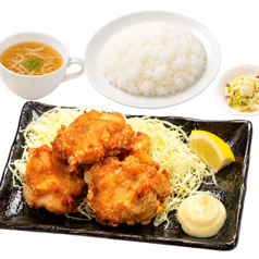ニンニク唐揚げ定食